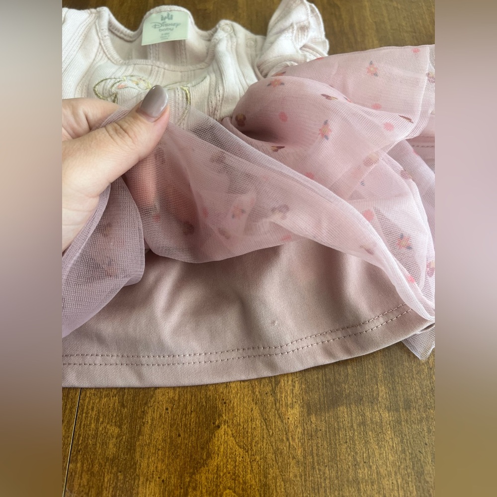 Pink Floral Minnie Mouse Outfit 3-6 months - Picture 6 of 6